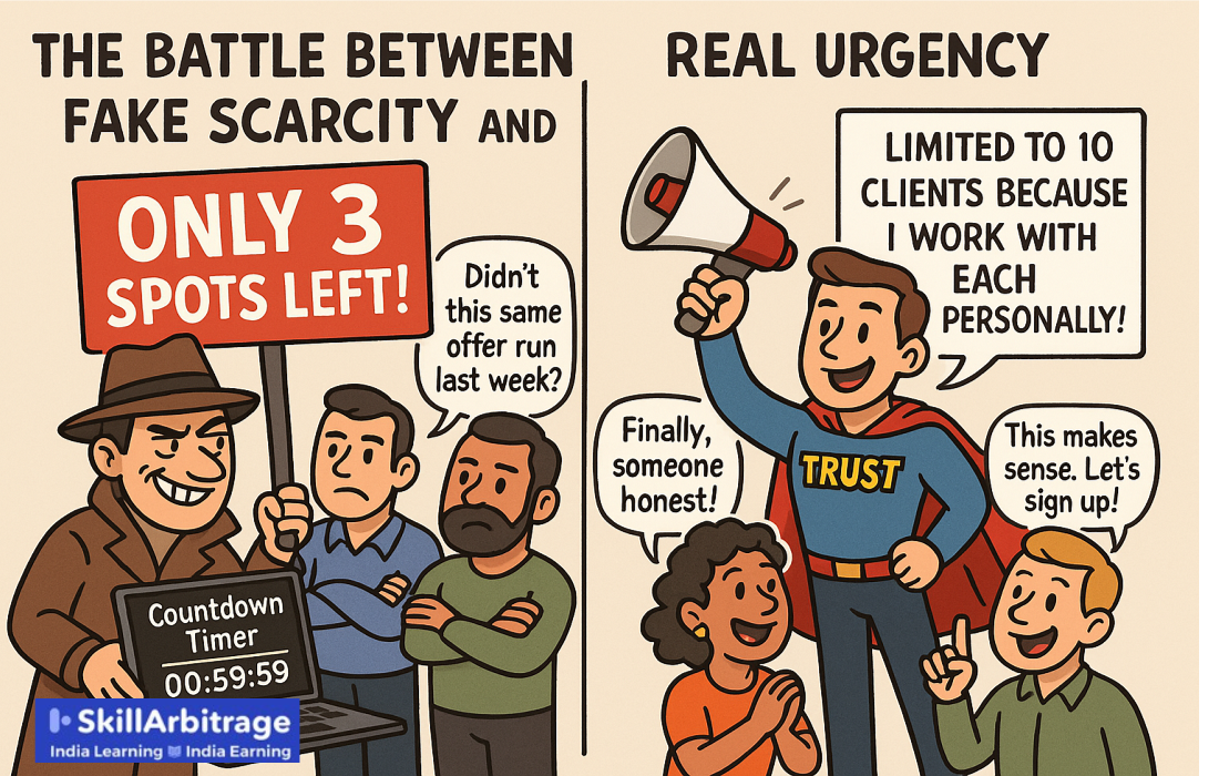 How to build urgency without using fake scarcity