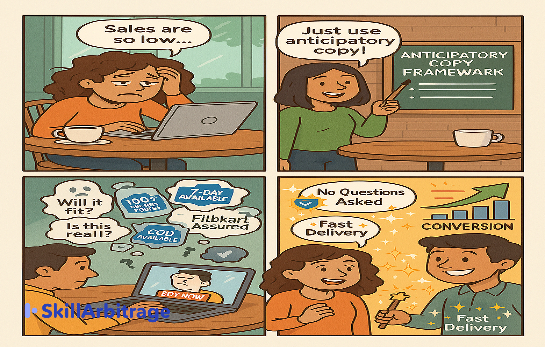The art of anticipatory copy: preempting reader objections for e-commerce brands 