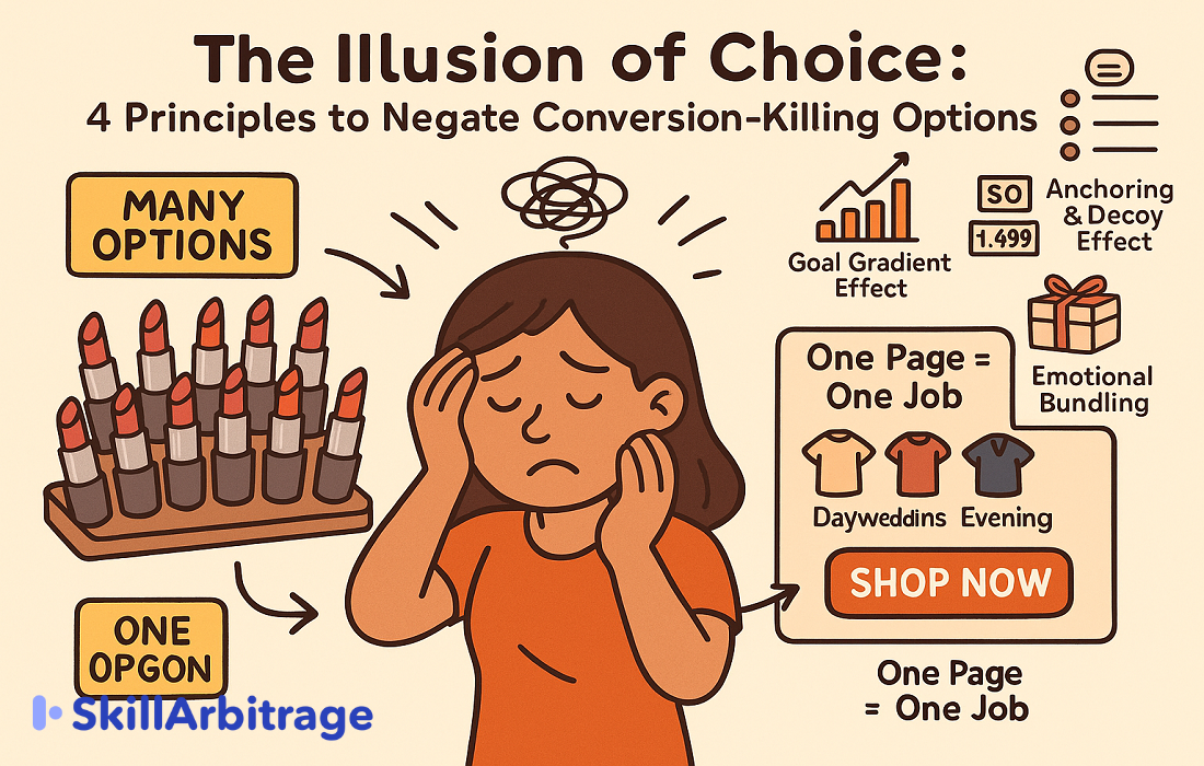 The illusion of choice: 4 principles to negate conversion-killing options 