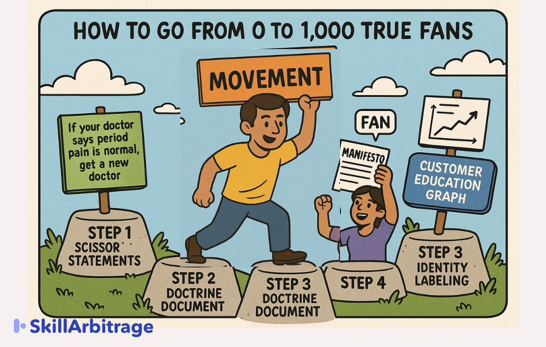 How to go from 0 to 1,000 true fans (Fast)