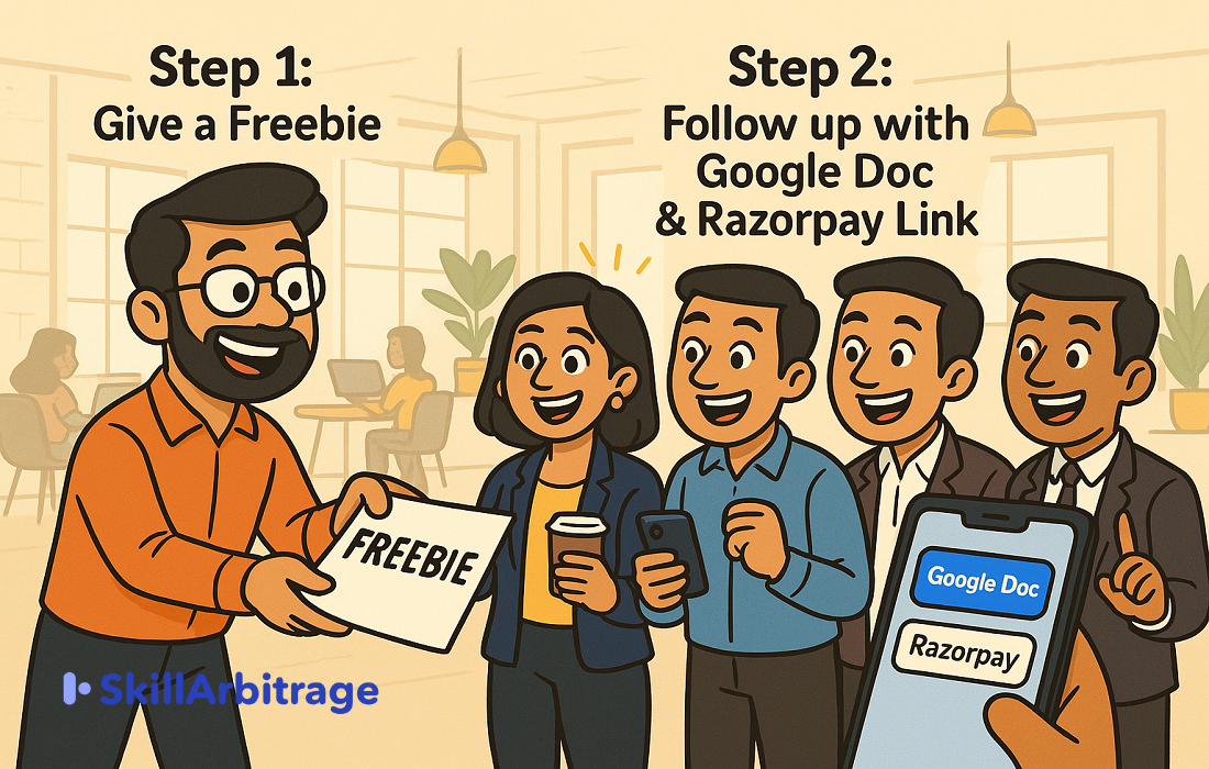 How to sell a digital product with nothing but a freebie and a Google Doc
