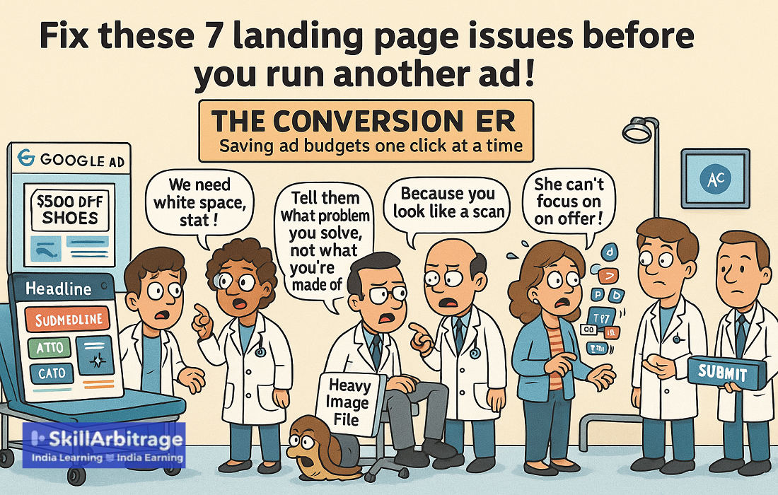 Fix these 7 landing page issues before you run another ad