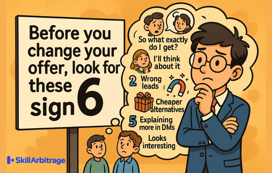 6 signs to look for if your offer is not converting