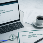 Decorative image for patent agent registration
