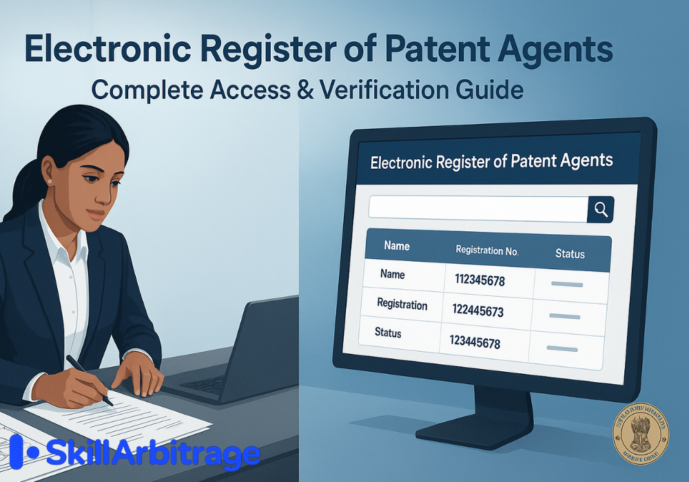 Electronic register of patent agents