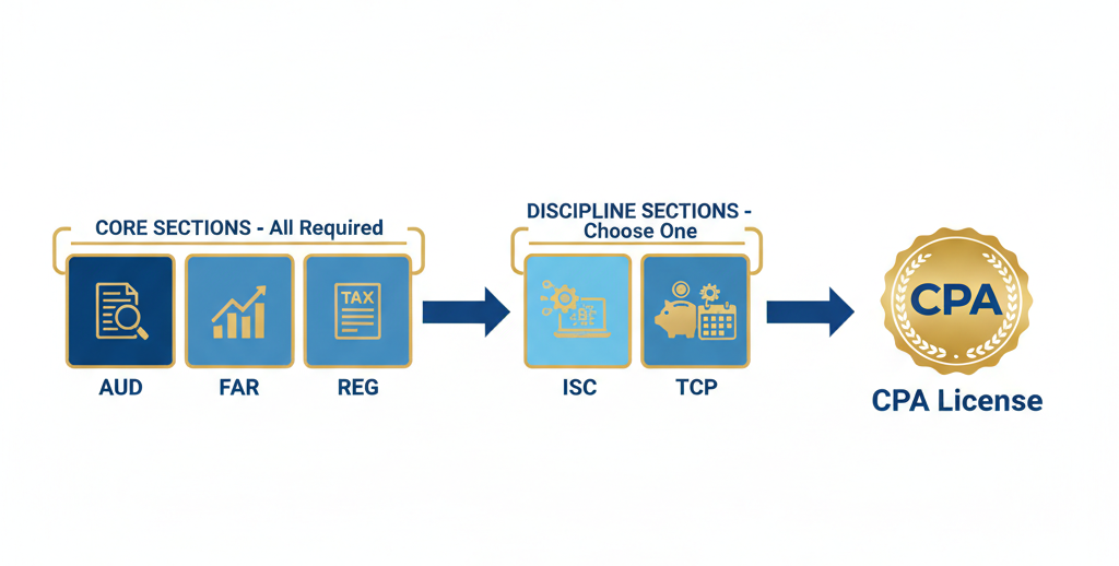 Image representing CPA Exam Sections