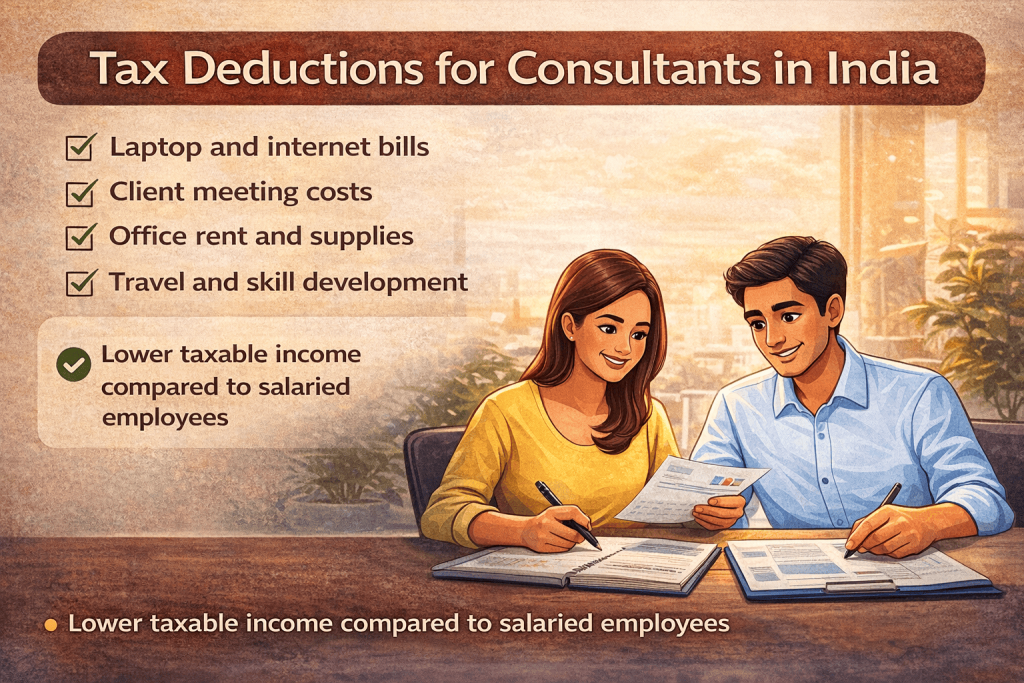 tax deductions for consultants in India