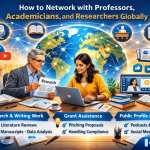 Networking for academic writing: Connecting with professors and researchers globally to enhance writing opportunities