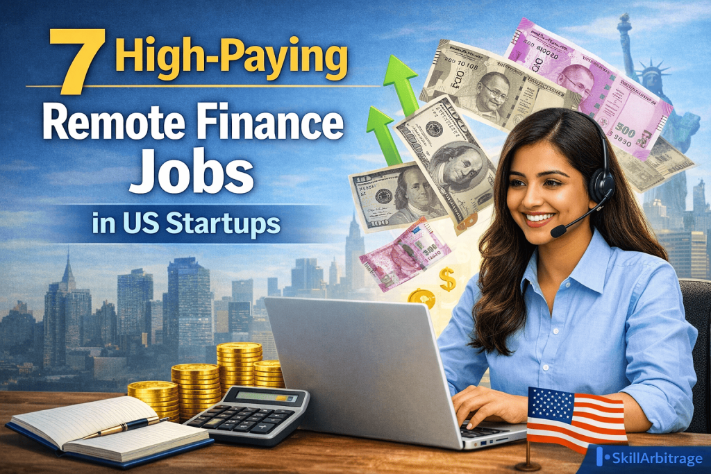 High-paying remote finance jobs for US startups – Indian professional working online and earning in dollars
