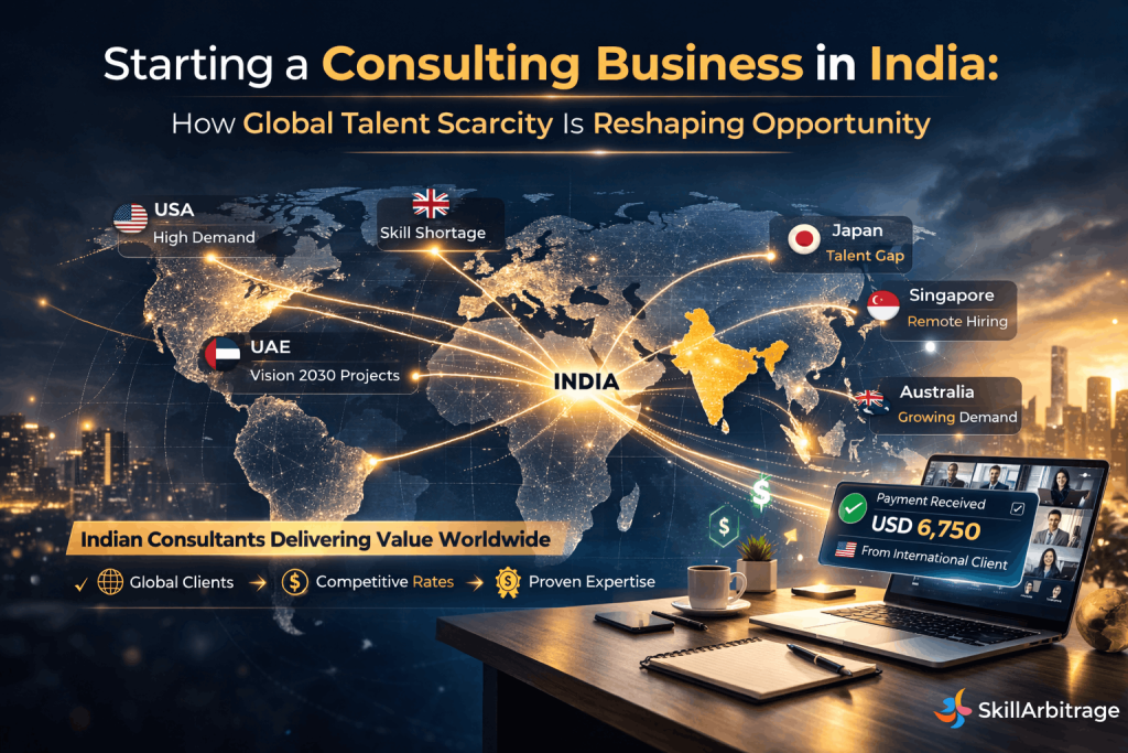 Starting a Consulting Business in India: How Global Talent Scarcity Is Reshaping Opportunity