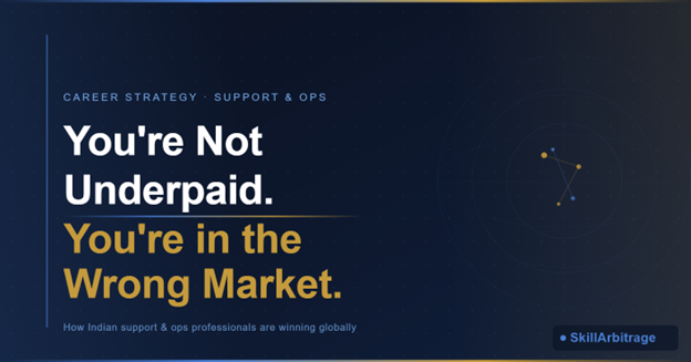 Stuck in low-paying support & operations roles in India? Discover how to take your skills to the global market and earn what you're truly worth remotely.