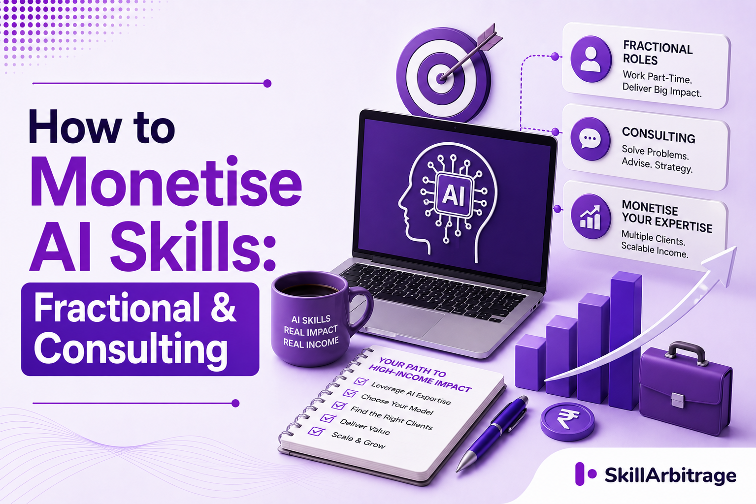 How senior professionals monetise AI skills through fractional roles, consulting, and productised services in 2026: what to offer, what to charge, how to start