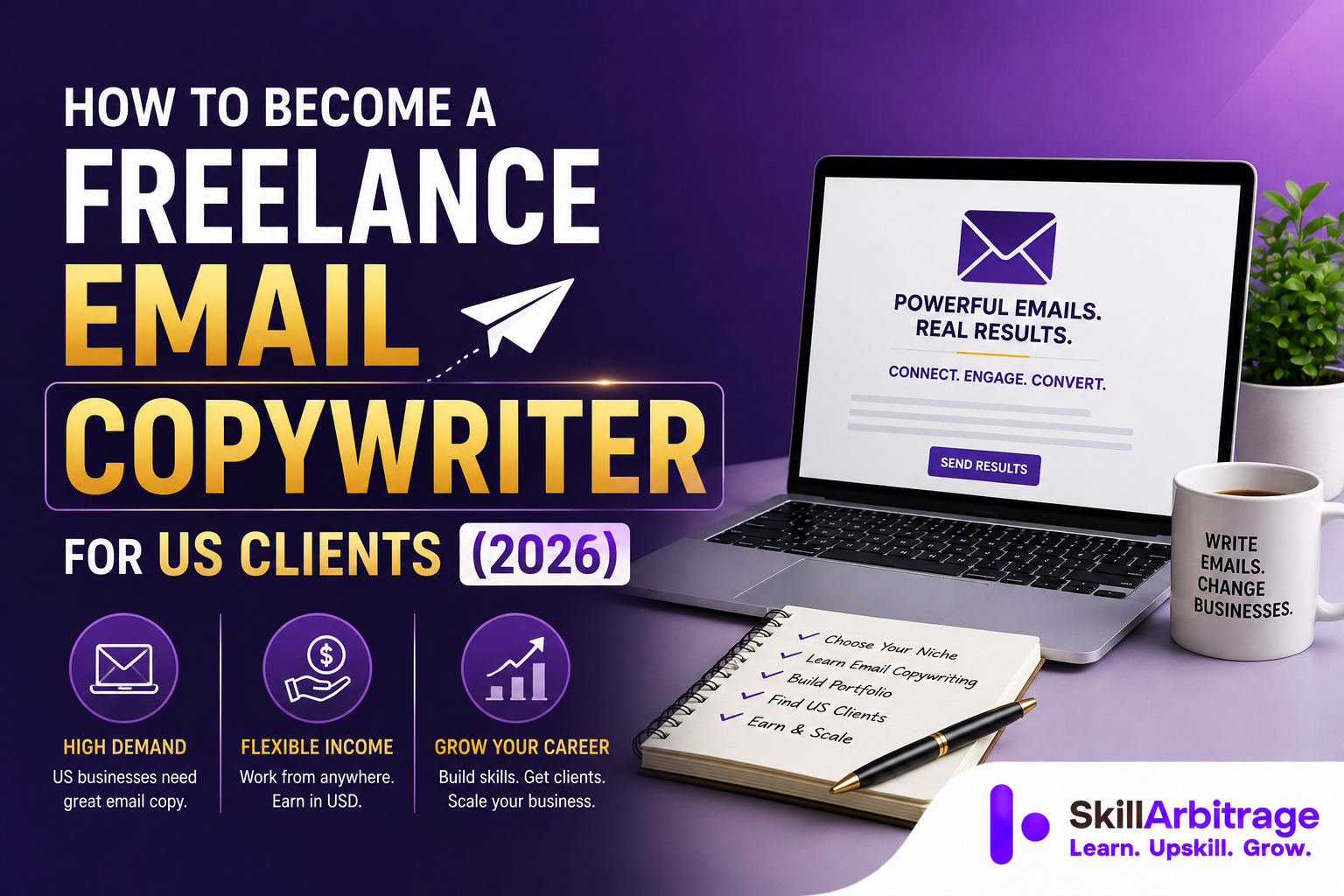 Become a freelance email copywriter for US clients from India: pick a niche, build spec samples, price in USD, and file W-8BEN before your first payout.