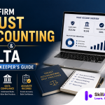 Law firm trust accounting holds client money in a separate IOLTA account, records it as a liability, and reconciles three ways monthly so no client is short