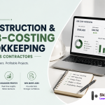 Construction bookkeeping codes every cost to a job, earns revenue by percent complete, bills with retainage and proves it on a monthly WIP report
