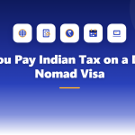 Indian tax residency rules for digital nomads showing the 182-day and 60-day plus 365-day tests, residency modifiers and tax treatment of ROR, RNOR and non-residents.