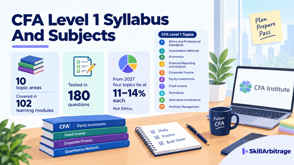 CFA Level 1 syllabus and subjects