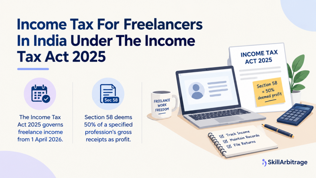 Income Tax for Freelancers in India Under the Income Tax Act 2025